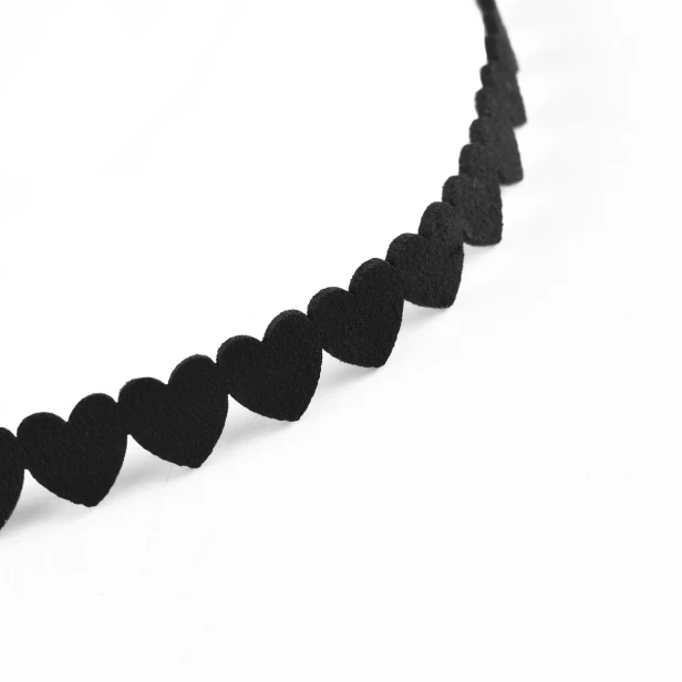 choker serduszka 