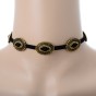 choker z medalionami