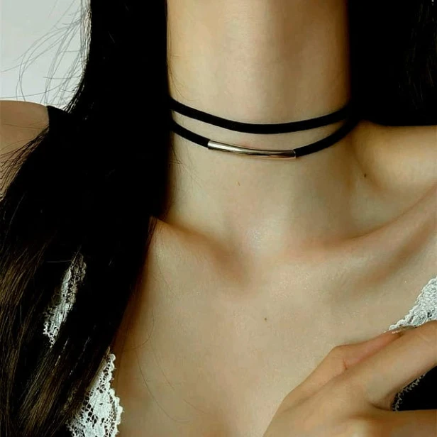 choker-podwojny-ze-zlota-rurka