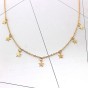 lancuszek z gwiazdkami choker gwiazdki celebrytka gwiazdki