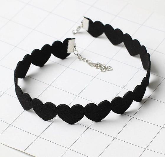 choker serduszka