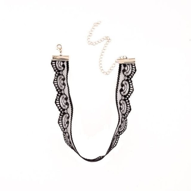 choker koronkowy