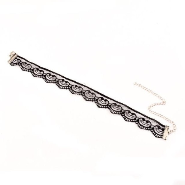 choker koronkowy