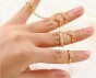 zestaw pierscionkow knuckle rings
