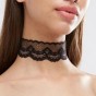 choker koronkowy szeroki
