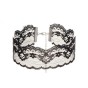 choker koronkowy szeroki