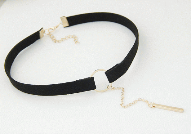 choker-z-lancuszkiem